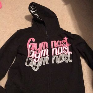 Gymnast sweatshirt from Justice size 8